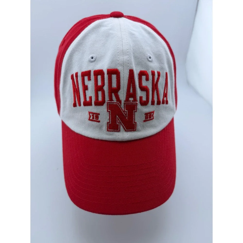 Nebraska Cornhuskers Hat Captivating Red White Adjustable NCAA Baseball Cap